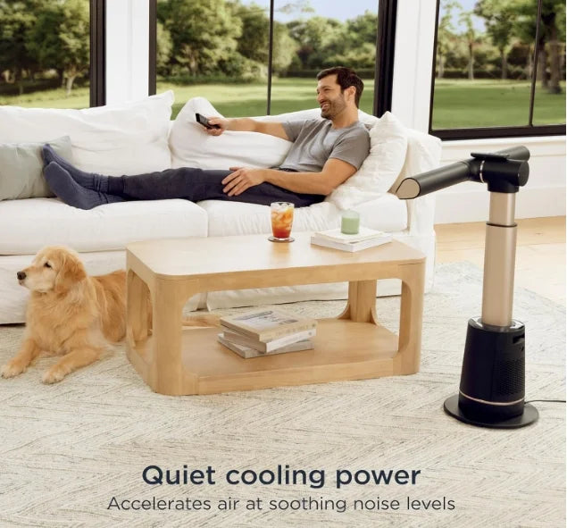🎉2025 Hot Sale 🎉❄ High-performance rotatable and twisting ultra-strong bladeless tower fan