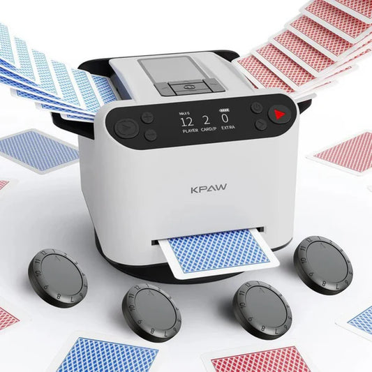 🎉2025 Hot Sale 🎉2-in-1 Automatic Card Shuffler & Dealer With 4 Card Drawing Remotes